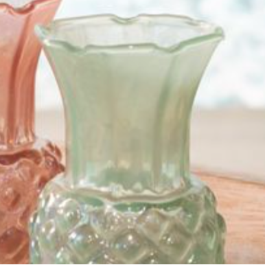 Aqua & Rose Mini Vases PD Home Aqua