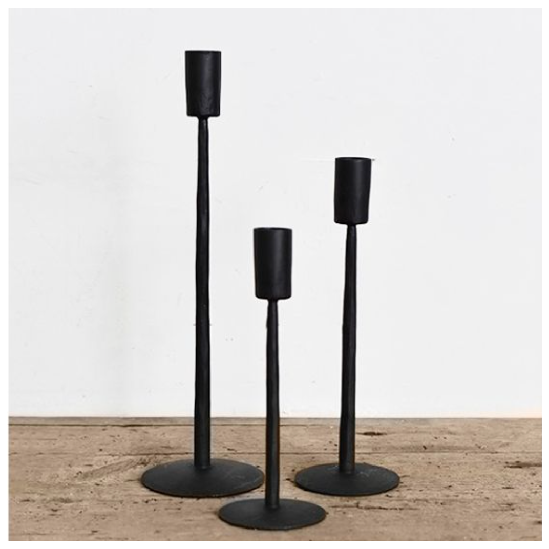 Black Metal Candle Holders PD Home