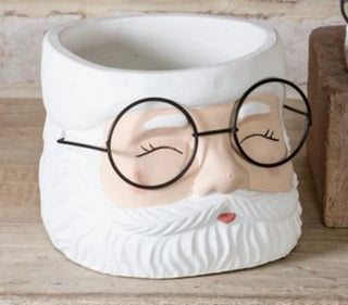 Santa Glasses Planter PD Home Large