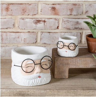 Santa Glasses Planter PD Home