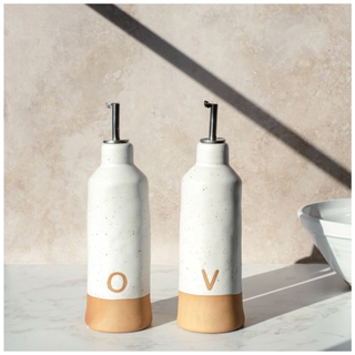 Two Tone Ceramic Oil/Vinegar Set PD Home