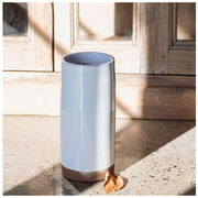 11" Two Tone Tall Ceramic Vase PD Home