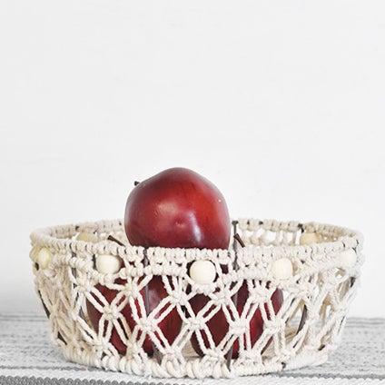 10.6" Cotton & Wire Basket  PD Home   