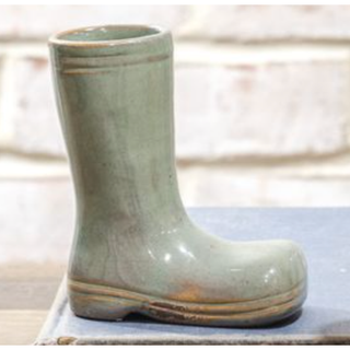 Mini Rainboot Planter PD Home Green