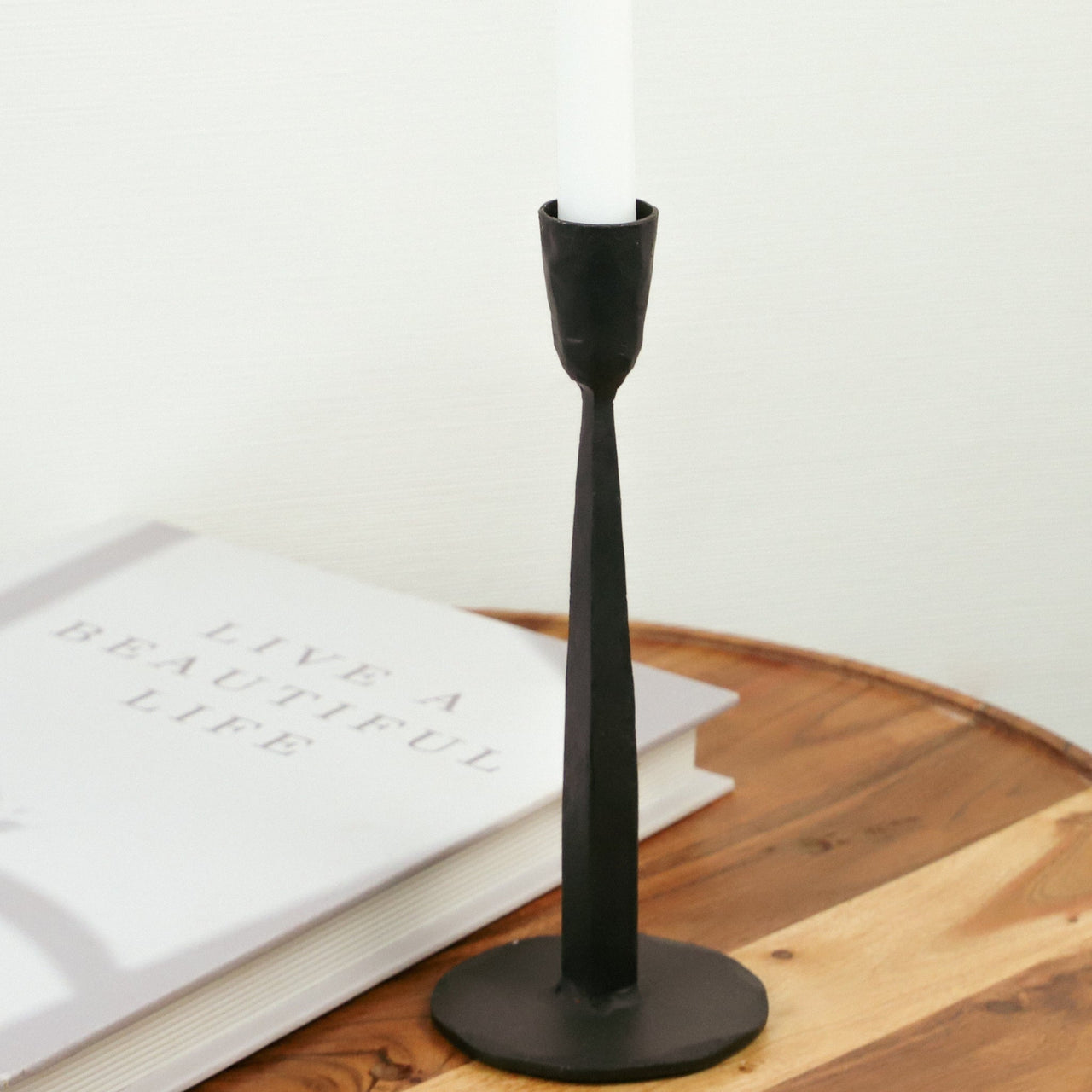 9" Iron Candle Holder  PD Home   