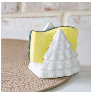 Ceramic Christmas Tree Sponge Holder PD Home