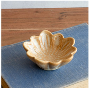 Honey Brown Flower Dish PD Home