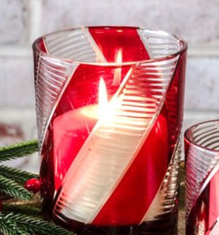Candy Cane Stripe Lantern PD Home Large