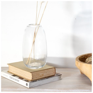 Clear Modern Vase 9" PD Home