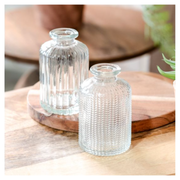Clear Glass Bottle 4" PD Home