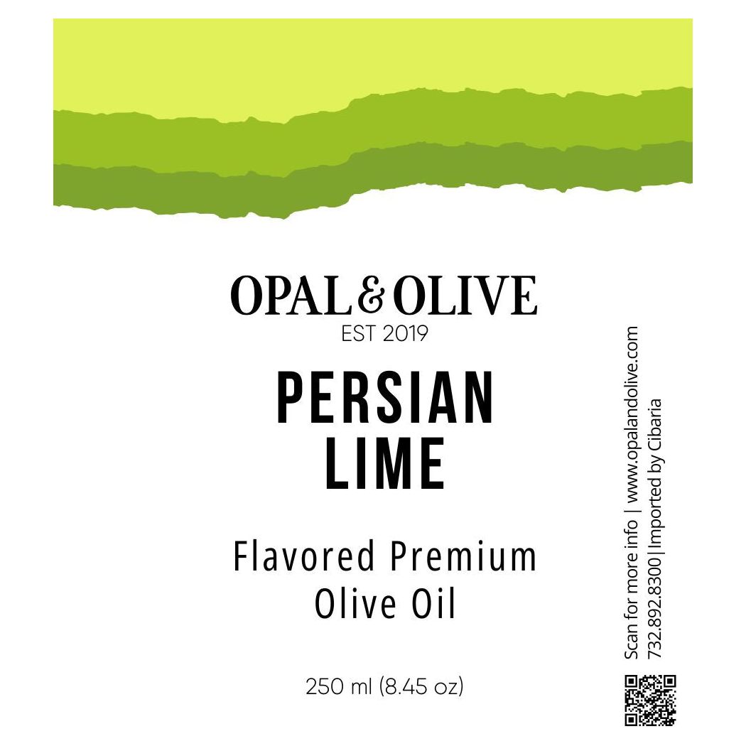 Flavored EVOO - Persian Lime Flavored Olive Oil Opal and Olive