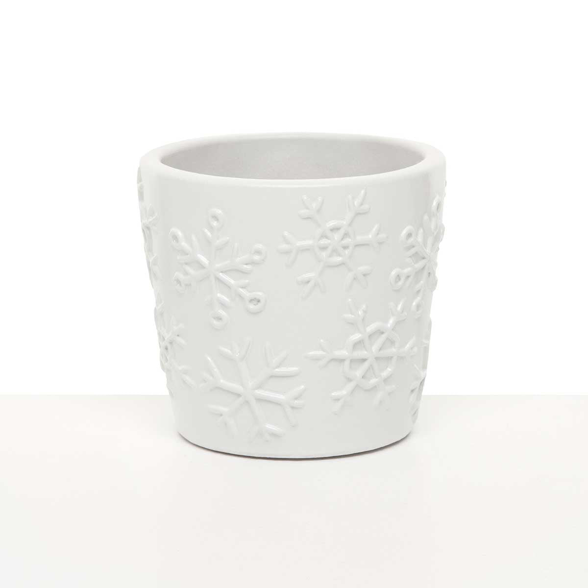 Embossed Snowflake Planter  MeraVic   