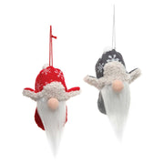 Flap Hat Gnome Ornament  MeraVic   