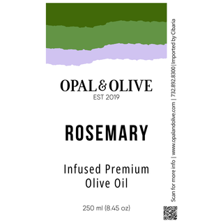 Infused EVOO - Rosemary Flavored Olive Oil Opal and Olive   