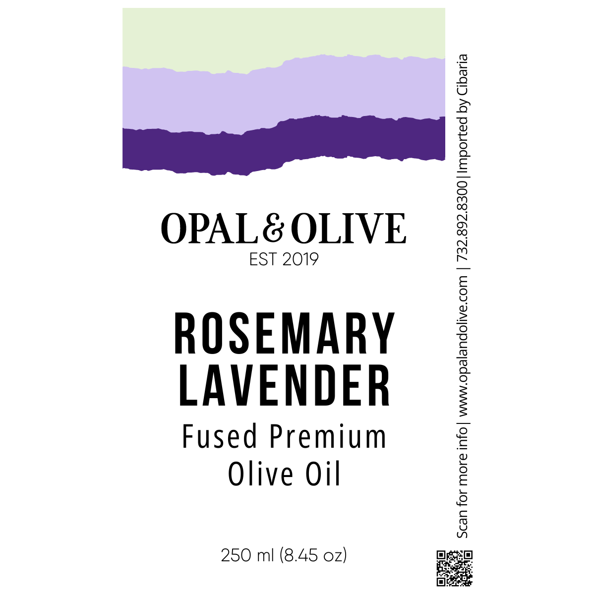 Fused Olive Oil - Rosemary Lavender Flavored Olive Oil Opal and Olive   