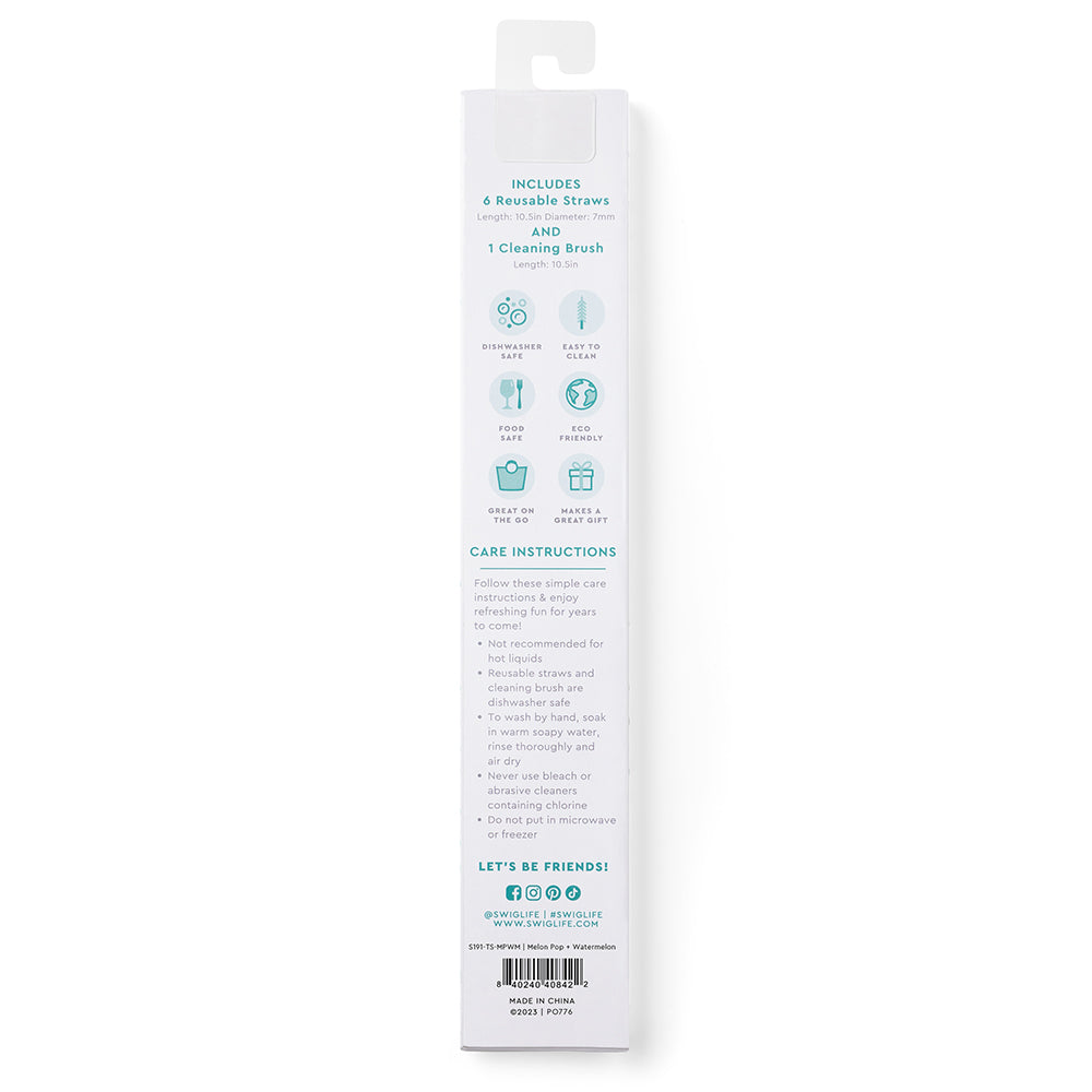 Reusable Straw Set  Swig Life   