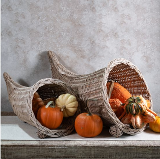 Willow Cornucopia Basket PD Home