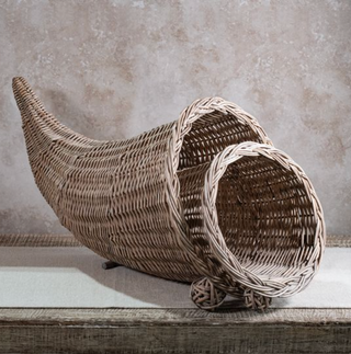 Willow Cornucopia Basket PD Home