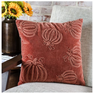 Auburn Pumpkin Accent Pillow – 18"
