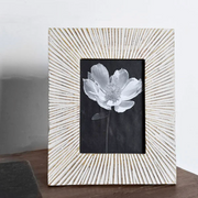 Sunburst Frame Wood 7X5  PD Home   