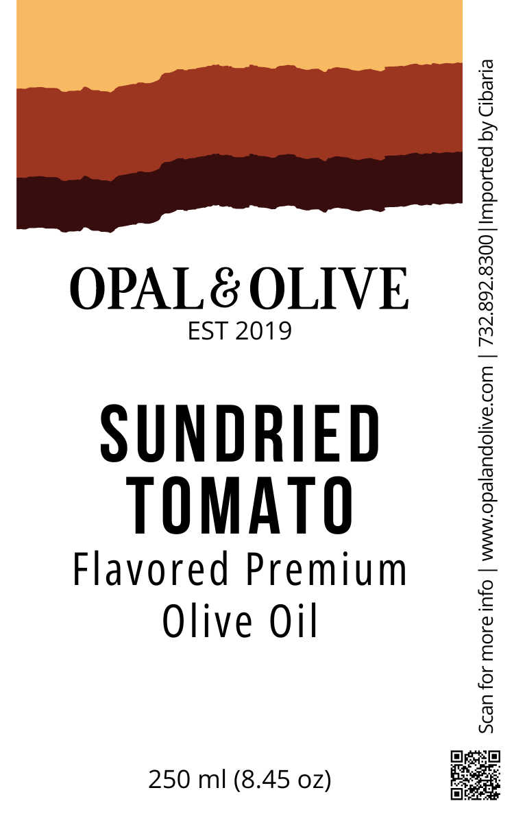 Flavored EVOO - Sundried Tomato Flavored Olive Oil Opal and Olive   