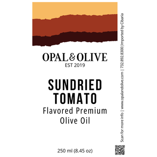 Flavored EVOO - Sundried Tomato Flavored Olive Oil Opal and Olive   
