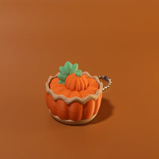 Turkey Day Clicker Keychains – 3D Printed Fidgets Opal and Olive Pumpkin Pie