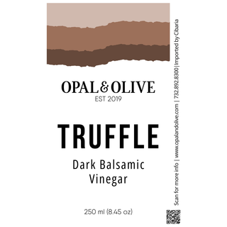 Dark Balsamic Vinegar - Truffle Dark Balsamic Opal and Olive   