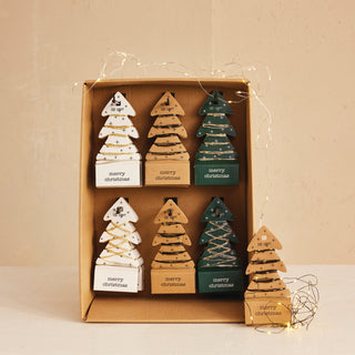 LED String Lights on Tree Shaped Display Cards