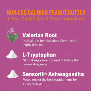Calming Dog Peanut Butter (No CBD) Poochie Butter