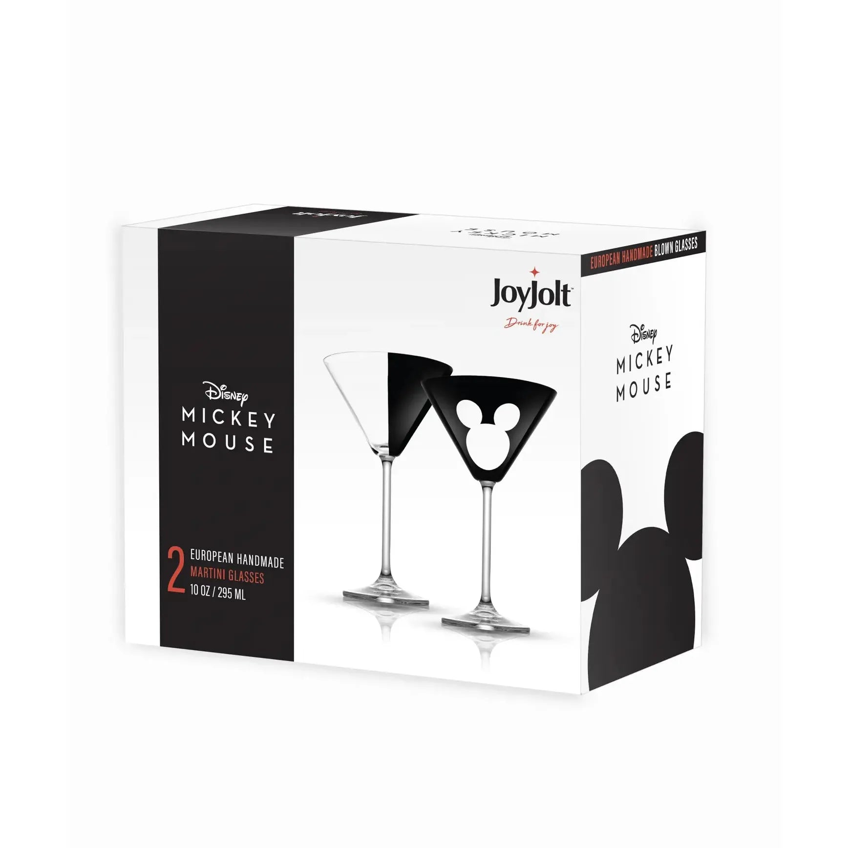 Disney Luxury Mickey Mouse™ Martini Glasses, Set of 2  JoyJolt   