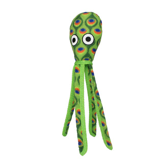 Tuffy Ocean Squid - Green, Durable, Tough, Squeaky Dog Toy Tuffy Dog Toys - VIP Products