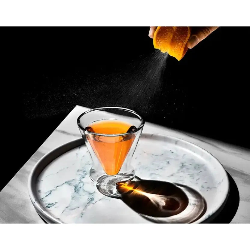 Cosmos Double Wall Martini Glasses, Set of 2  JoyJolt   