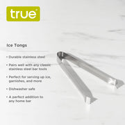 6" Stainless Steel Ice Tongs TRUE