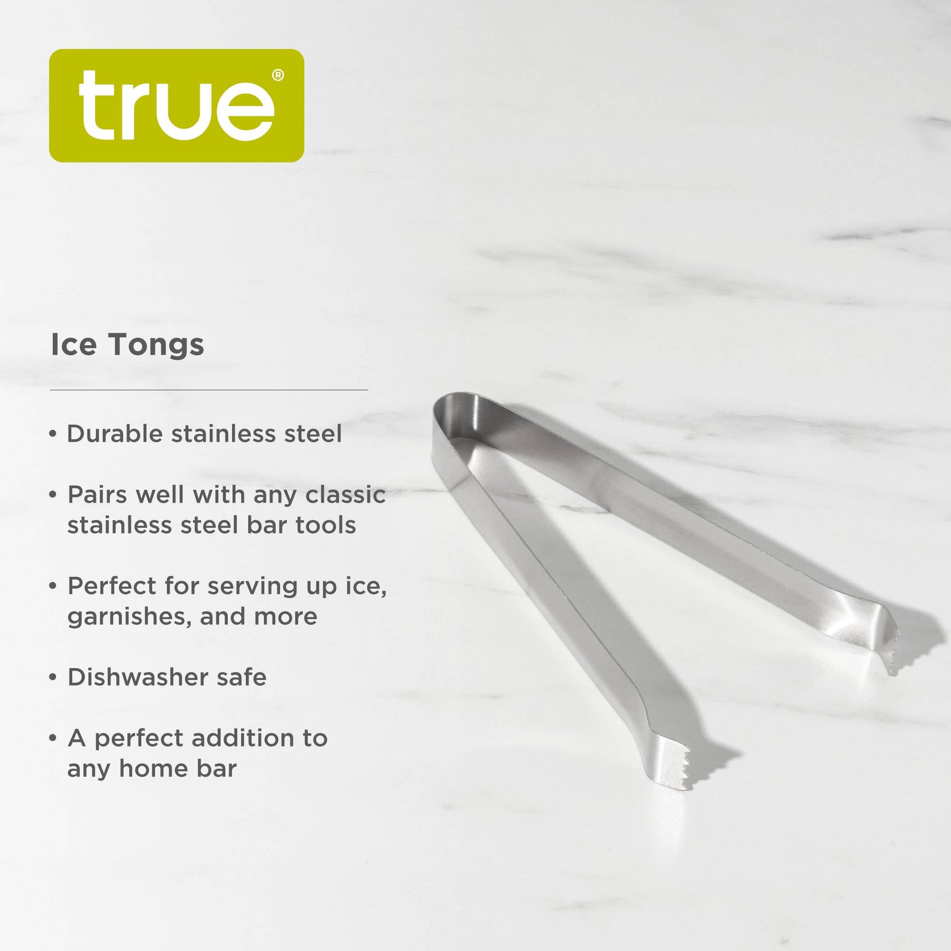 6" Stainless Steel Ice Tongs TRUE