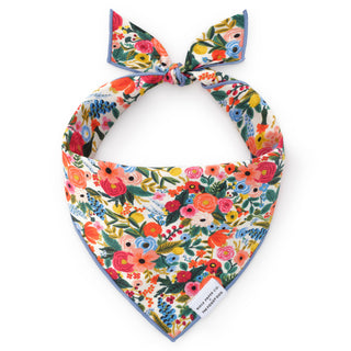 Rifle Paper Co. x TFD Garden Party Dog Bandana The Foggy Dog Small