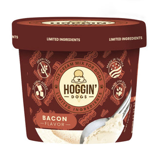 Hoggin' Dogs no sugar added ice cream mix for dogs, bacon flavor, limited ingredients