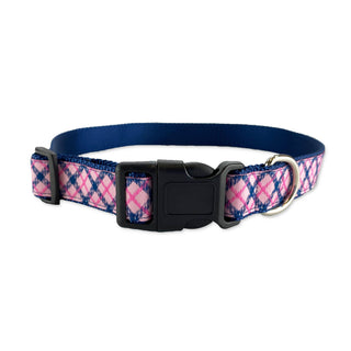 Preppy Plaid - Dog Collar Dog & Me Large