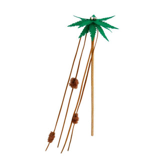 Moo - Coconut Tree Cat Teaser Wand Cheerhunting