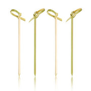 Party Disposable Knotted Bamboo Appetizer Picks - Asst Sizes TRUE