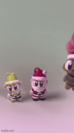 Christmas Crew Wiggle Keychains