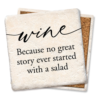 COASTERS WINE BECAUSE NO GREAT STORY COASTER  Tipsy Coasters & Gifts   