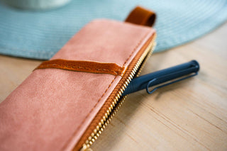 Dusty Pink Notebook Pouch Denik