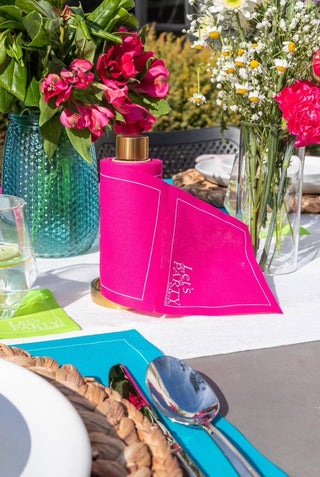 Blush Crush Cocktail Napkin Roll Toasting With Tara