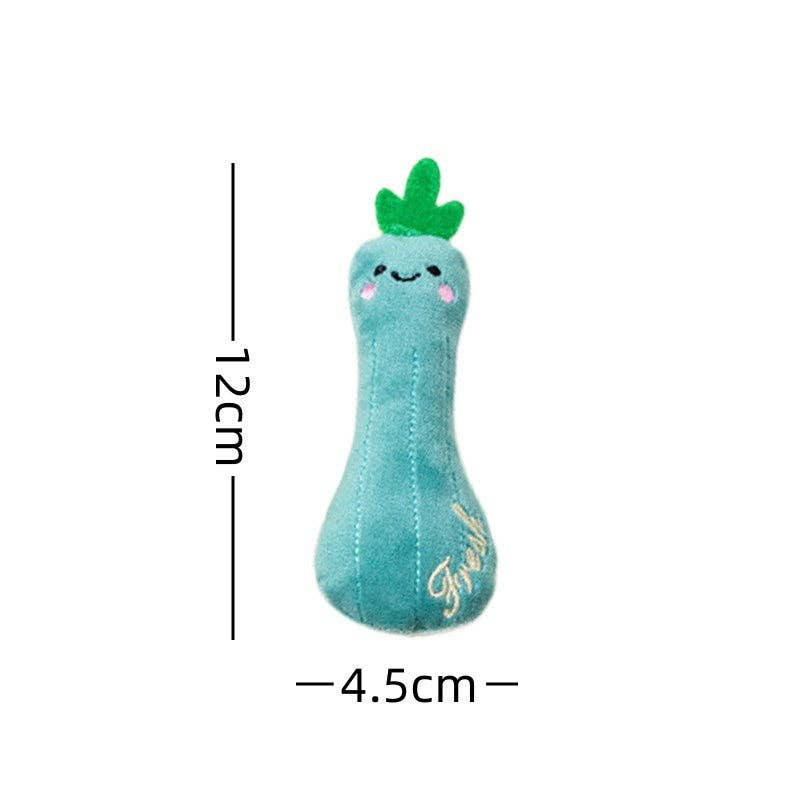 Moo - 5 pcs Vegetable Cat Toy Set Cheerhunting