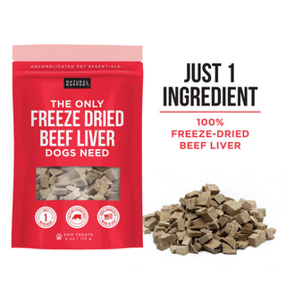 The Only Freeze Dried Beef Liver Dogs Need Natural Rapport