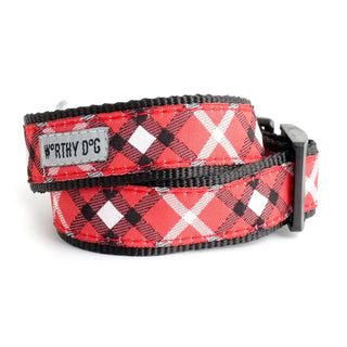 Bias Plaid Collar The Worthy Dog