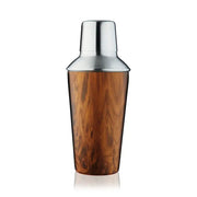 Wood Grain-Patterned Stainless Steel Cocktail Shaker - 20 oz TRUE