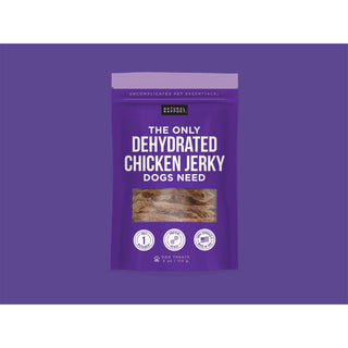 The Only Dehydrated Chicken Jerky Dogs Need Natural Rapport 4 oz bag