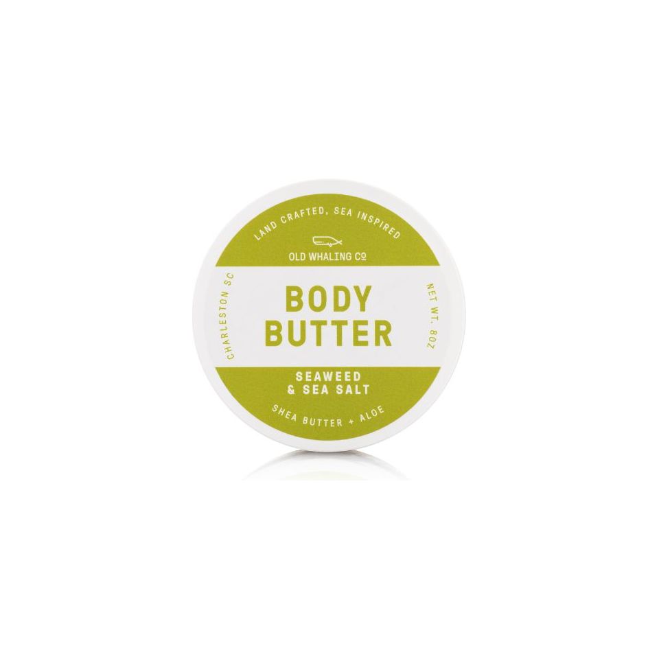 Seaweed & Sea Salt Body Butter (8oz)  Old Whaling Company   